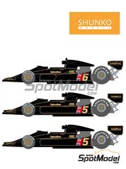 Tabu Design TABU12033B: Marking / livery 1/12 scale - Lotus Ford